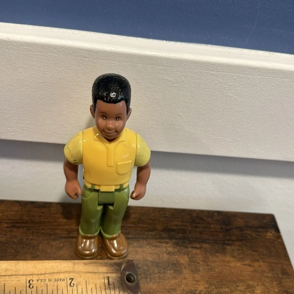 Vintage Little Tikes Male Father African-American Dollhouse Figure